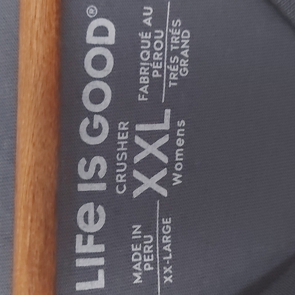 NWOT Life is Good Peace Love & Cupcakes Long Sleeve Shirt Size XXL - Picture 5 of 6